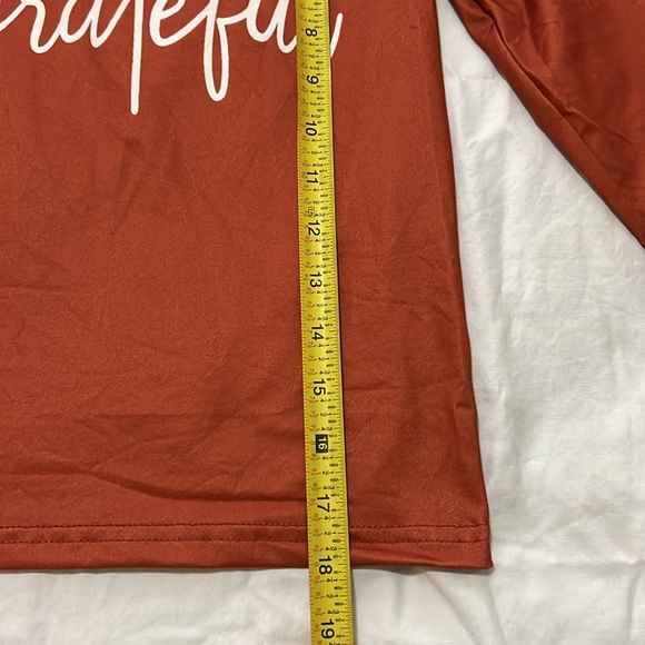 Harvest Thanksgiving "Grateful" shirt with floral skirt size 6/7 - Picture 6 of 9